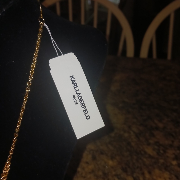 Karl Lagerfeld NWT Necklace And Earrings (45) - Picture 7 of 11